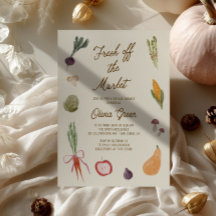 Fresh Off The Market Whimsical Bridal Shower