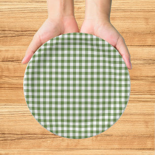 Fresh Off the Market Whimsical Green Bridal Shower Paper Plates