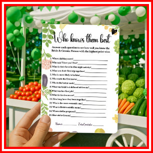 Fresh Off The Market Who Knows Them Best Game