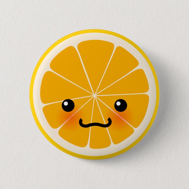 Fresh Orange Button (Front)