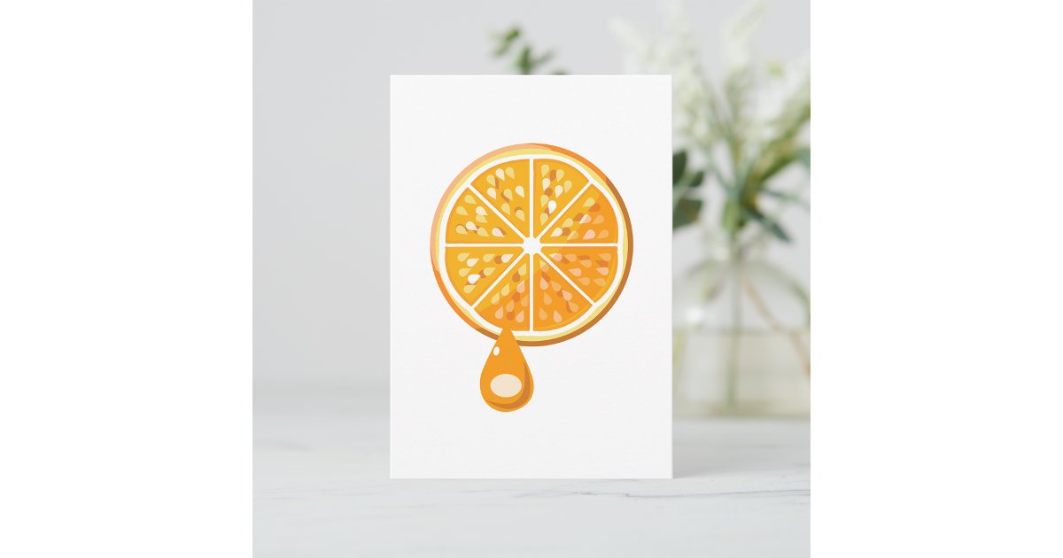 Fresh Orange Invitations | Zazzle