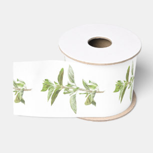 FRESH OREGANO 3" Wide Grosgrain Ribbon