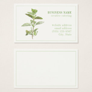 FRESH OREGANO Oceana Business Card
