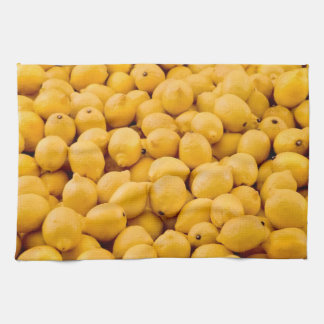Fresh Organic Lemons Kitchen Towel