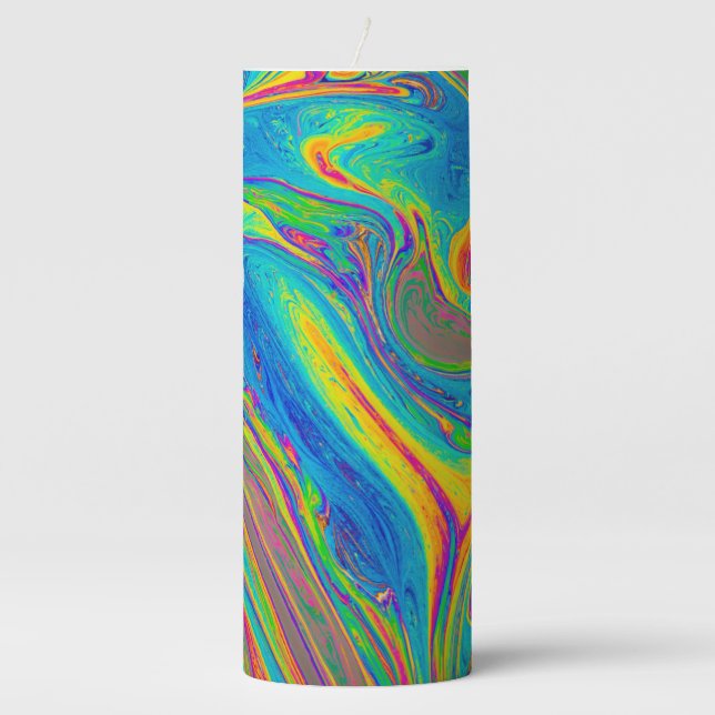 Fresh oxygen  pillar candle (Front)