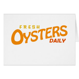 Fresh Oysters Daily Cards