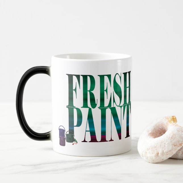Fresh paint mug (With Donut)