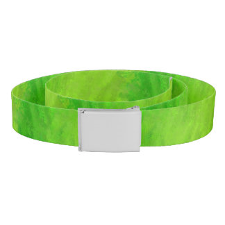 fresh painted green belt