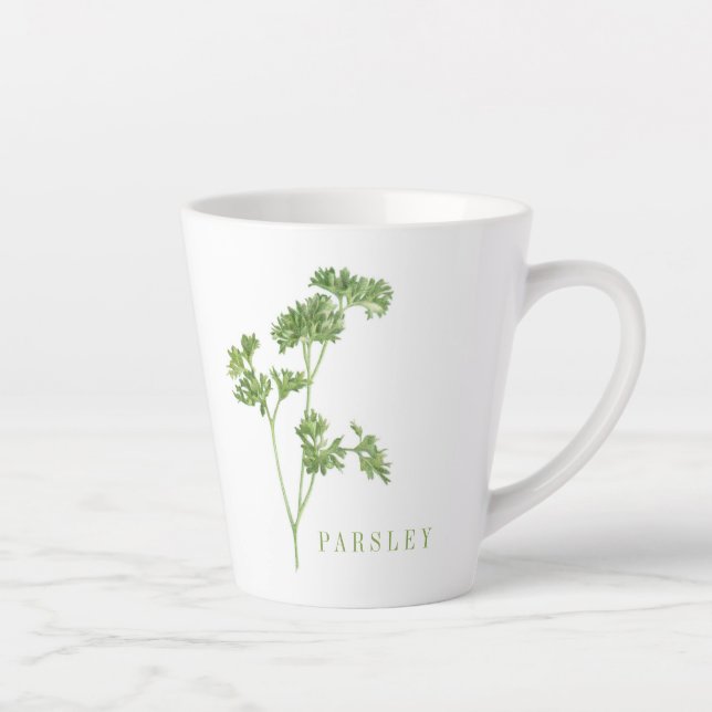 FRESH PARSLEY Latte Mug (Right)