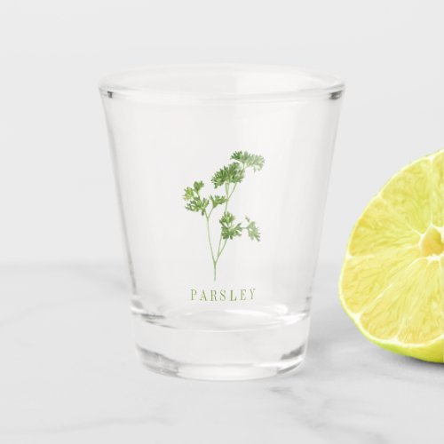 FRESH PARSLEY Shot Glass