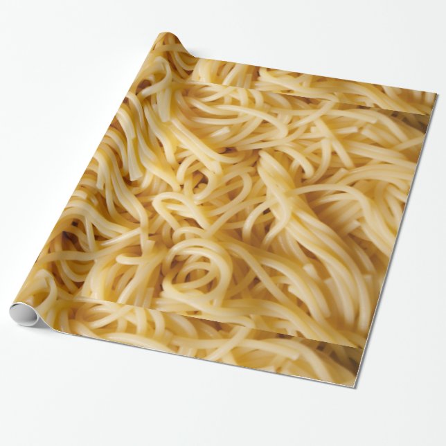 Fresh Pasta Wrapping Paper (Unrolled)