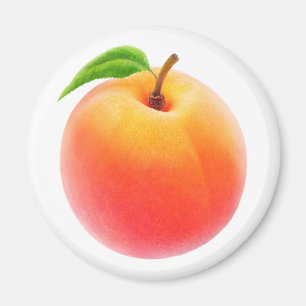 Fresh peach magnet