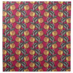 Fresh Peaches Cloth Napkin