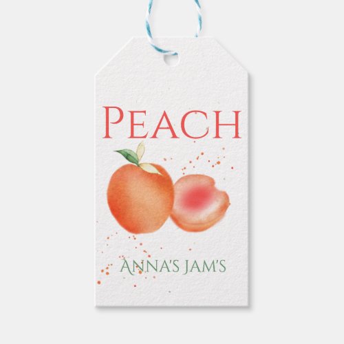 Fresh Peaches Gift Tags