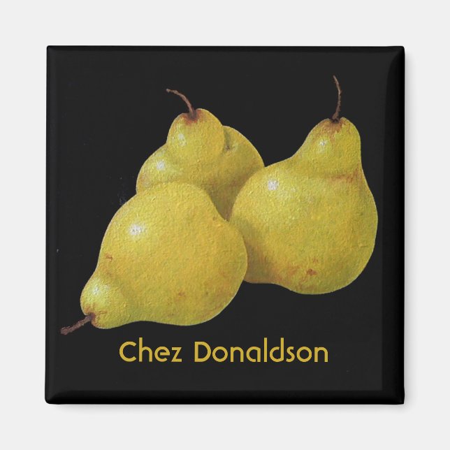 Fresh Pears Magnet (Front)