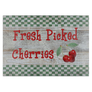 Fresh Picked Cherries Cutting Board
