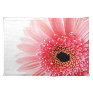 Fresh Pink Gerbera Daisy Photograph Cloth Placemat