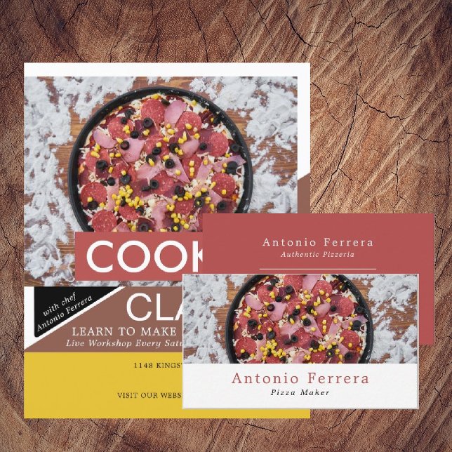 Fresh Pizza, Cooking Classes Advertising Flyer (Creator Uploaded)