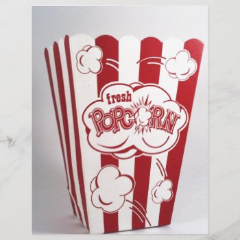 Fresh Popcorn Bag Red Vintage by Lorriscustomart at Zazzle