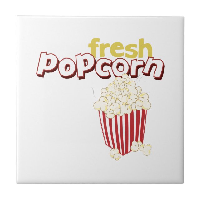 Fresh Popcorn Ceramic Tile (Front)