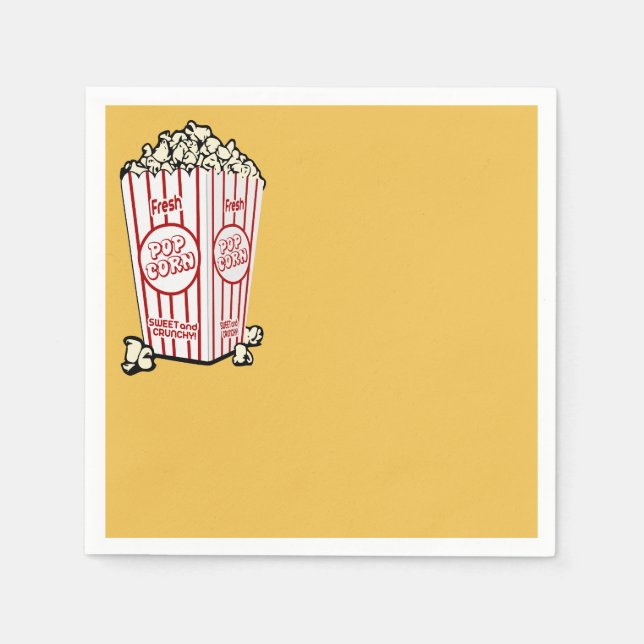 Fresh Popcorn Paper Napkins (Front)