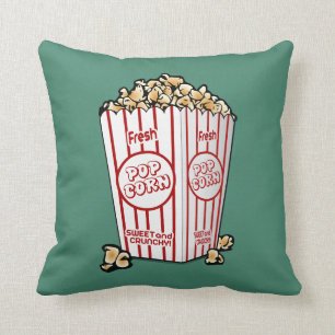 Fresh Popcorn Throw Pillow