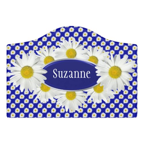 Fresh Pretty Daisy Covered Door Sign