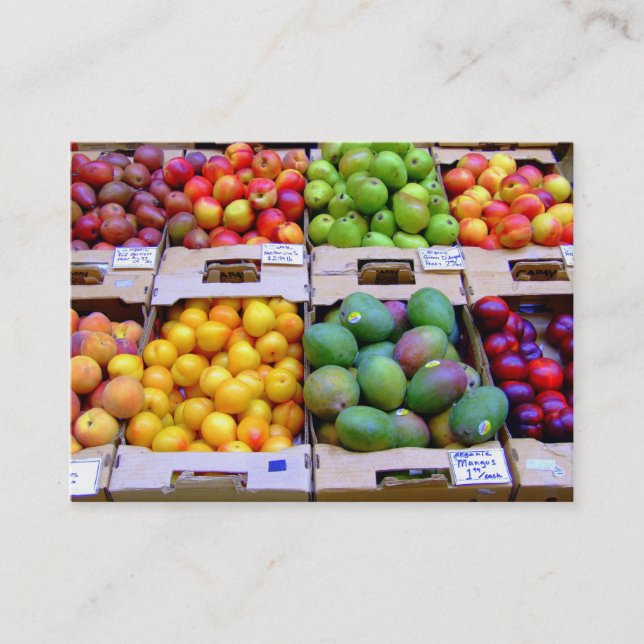 Fresh Produce Business Card (Front)