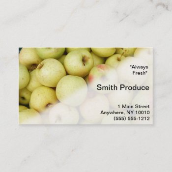 Fresh Produce Business Card by BradshawBizCards at Zazzle