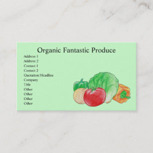 Fresh Produce Business Cards