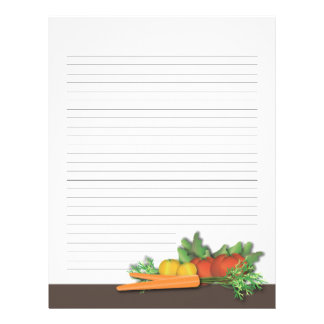 Fresh Produce Family Cookbook Recipe Pages