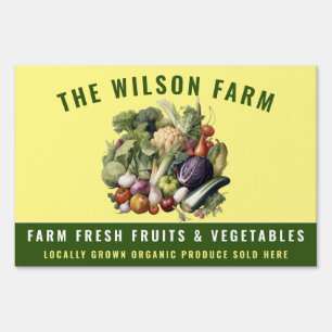 Fresh Produce for sale Sign