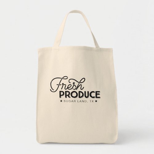 Fresh Produce Local Grocery Tote