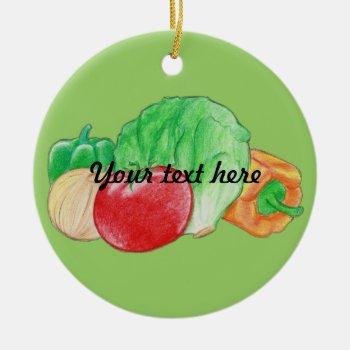 Fresh Produce Ornament by Customizables at Zazzle