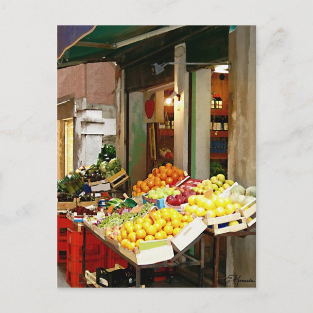 Fresh Produce Postcard (Front)