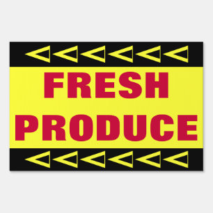 Fresh Produce Sign