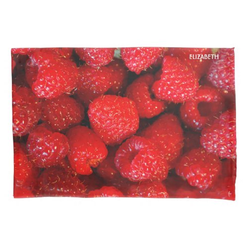 Fresh Raspberries Pillow Case