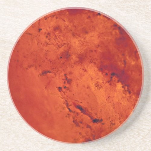 Fresh Red Hot Lava Sandstone Coaster