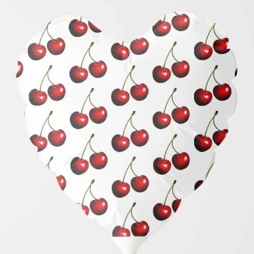 Fresh Red Sweet Cherries Balloon