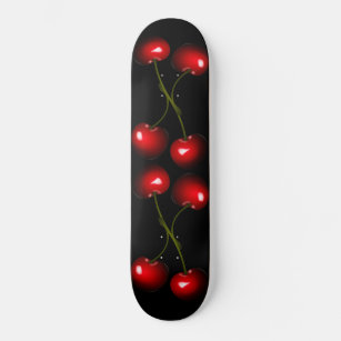Fresh Red Sweet Cherry Skateboard - Your Colors