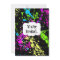 Fresh Retro Neon Paint Splatter Party Invitation