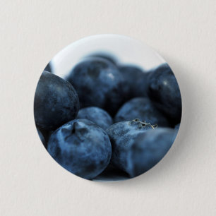 Fresh Ripe Blueberries Pinback Button