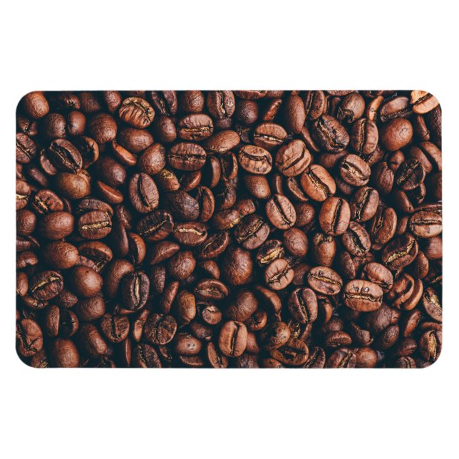 Fresh roasted coffee beans magnet (Horizontal)
