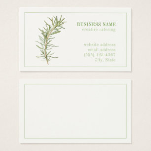 FRESH ROSEMARY 3.5x2 Business Card