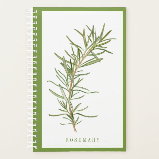 FRESH ROSEMARY 5.5x8.5 Planner / Green (Front)