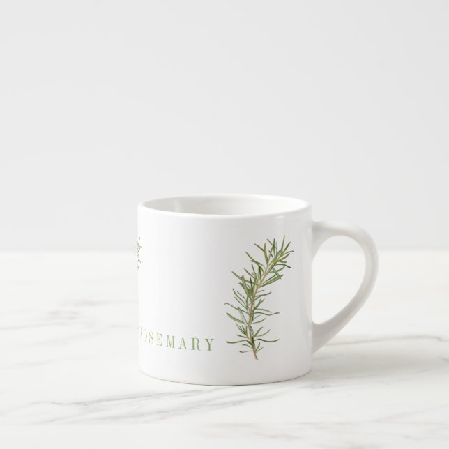 FRESH ROSEMARY Espresso Cup (Right)