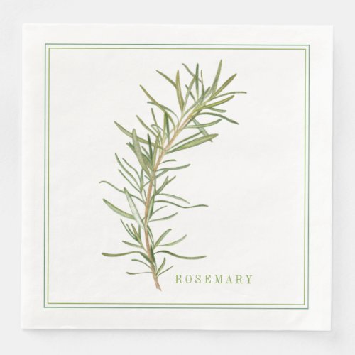 FRESH ROSEMARY Standard Dinner Paper Napkins