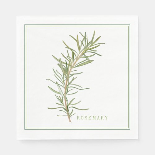 FRESH ROSEMARY Standard Luncheon Paper Napkins