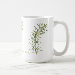 FRESH ROSEMARY Tall Classic White Mug