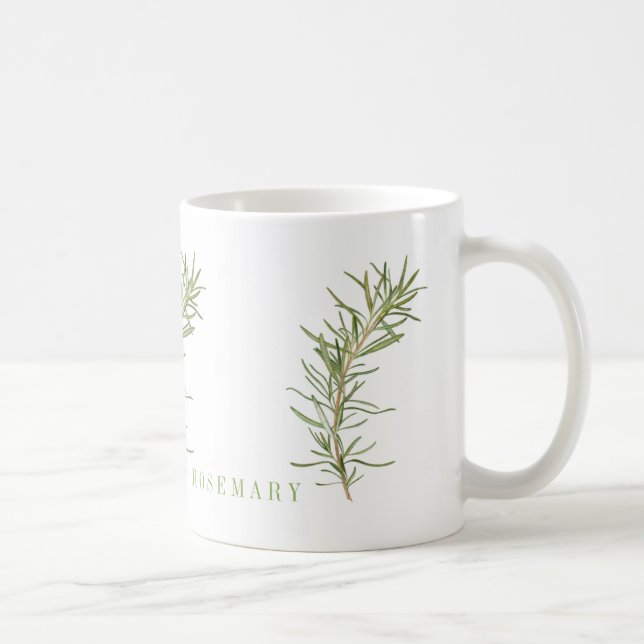 FRESH ROSEMARY White Mug (Right)
